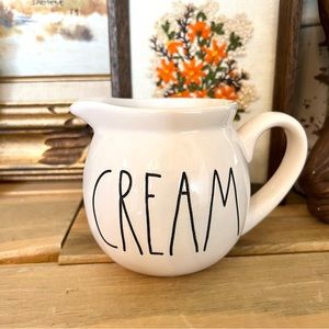 Rae Dunn stumpy chubby creamer jug